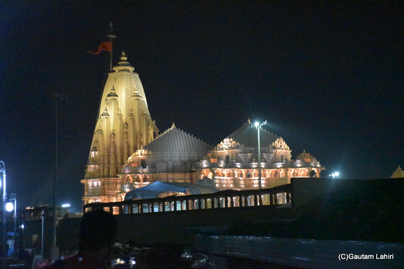 The glittering Somnath temple, Veraval, Gujarat.